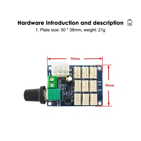 9 Channel Fan Governor PWM Speed Regulation Controller 12V Manual Speed Regulation Controller Power 
