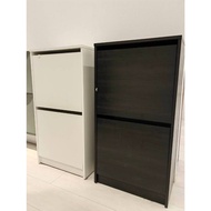 IKEA BISSA Shoe Cabinet With 2 Compartments (49x93 Cm)