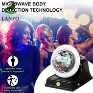 LANFO Disco Ball Light, RGB Colorful Magic Ball Light, RGB Rotating Waterproof Creative DJ Dance Sta