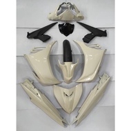 LC V4 V5 Coverset Kosong Full Set Exciter Grey Kelabu Creamy White Motor Body Cover Set Kosong LC135