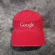 MERAH Digidegu G00gle Hat in Red with Embroidered Logo