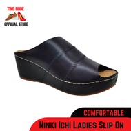 NINKI ICHI LADIES SLIP ON  FORMAL Shoe (8750-A2) D.Blue