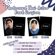 Photocard Thai Actor dark version raikantopeni Thai Actor