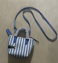 Lacoste 藍白間條 小廢包 Lacoste Striped Crossbody Bag