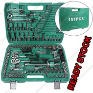 150PC 150PCS 151PC 151PCS Ratchet Handle Set Socket Sleeve Set Bolt Wrench Set Combination Spanner T