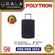 Speaker Trolley Polytron Pas Pro 12F3 Meeting Portable Active Aktif 12