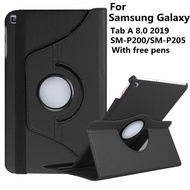For Samsung Galaxy Tab A 8.0 2019 P200 P205 Rotate Stand Cover Flip Case for samsung Tab A 8.0 2019