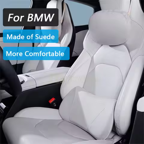For BMW EDrive 225xe i4 i3 i8 X3 X5 3 5 Series i01 i12 Car Seat Memory Foam Lumbar Pillow Cushion In
