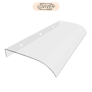 LOVIVER Window Awning Clear Front Door Patio Canopy Door Canopy Patio Awning Garden Accessories for 