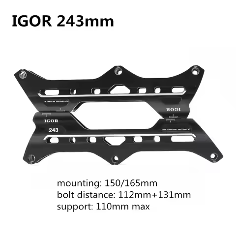 3 wheel speed slalom skating frame for SEBA HV HL IGOR speed FSK inline skates base 3X110mm 100 110m