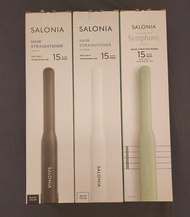 全新現貨 Salonia 15mm 直髮夾 hair straightener (Colour: Black / White / Symphony Green)