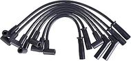 RLP Silicone Spark Plug Wires Set Black 8.0mm Compatible with Jeep 91-99 Cherokee XJ 93-98 Grand Che