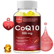 CoQ10 300 mg Capsules,Benefits of Heart and Blood Vessel Health,Essential for Energy Production,Anti