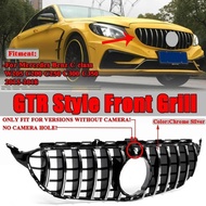 W205 AMG GT Style Grill Car Front Bumper Grille Racing Grills For Mercedes Benz W205 2015-2018 Grill