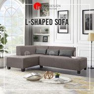 [LOCAL SELLER] 3 SEATER FABRIC L SHAPE SOFA + SECTIONAL SOFA (FREE DELIVERY AND INSTALLATION)