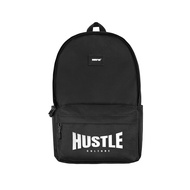 MRFM - HUSTLE BLACK BACKPACK BLACK SCHOOL BAG/ BG-015
