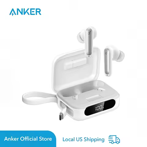 Soundcore P41i by Anker - Adaptive Active Noise Cancellation Earbuds - Portable Phone Charger and Bu