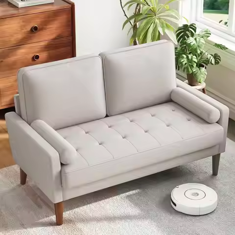 Office Sofa for Waiting Room, Modern Loveseat Couch, Reception Sofa Chair for Home Office Lobby, 2 S