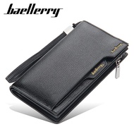 Baellerry Men Wallet Long Style High Quality Card Holder Male Purse Zipper Large Capacity Brand PU Leather Wallet clutch For Men