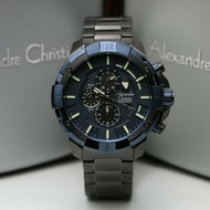 Alexandre Christie AC 6551 AC6551 Pria Black Blue Original