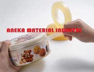 New Isolasi Lakban Segel Toples Kue Kering Roll Jumbo 50 Meter Lebih