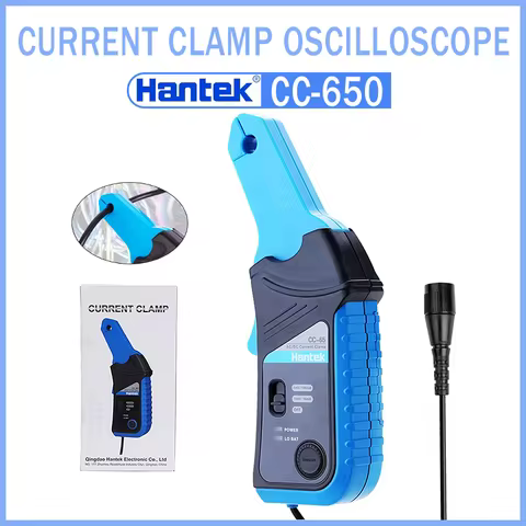 Hantek CC65 CC-650 Current Clamp Oscilloscope 20KHz/400Hz Bandwidth BNC Plug AC/DC Current Clamp Pro