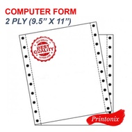 Computer Form 2ply NCR (W/W) 9.5 x 11 (450Fans)