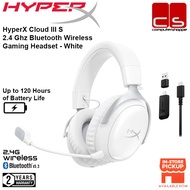 HyperX Cloud III S 2.4 Ghz Bluetooth Wireless Gaming Headset - White (AX6G1AA) / Black&Red (A59Z0AA)