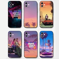 G-GTA6 Phone Case Silicone Soft For IPhone 16 15 14 13 12 11 Plus Pro Max Plus