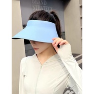 DEPOUND4.0 Big Brim Seamless Sun Hat Summer Anti-Ultraviolet Small Face Outdoor Cycling Sports Sun H