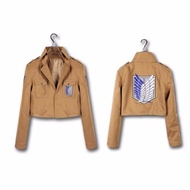 Cool cosplay Attack on Titan Shingeki no Kyojin Recon corps jacket coat costume