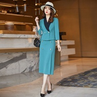 Korean Style Wholesale  suit Set high Quality Formal Skirt Blazer Office Lady Formal Women Business