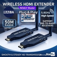 50M Wireless HDMI Extender 5.8GHz Fast Speed HD WiFi Video Extension Wireless Transmit Screen For Ca