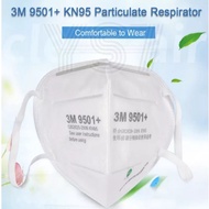 READY STOCK] 3M 9501+ KN95 Particulate Respirator Protective Mask Safety Mask PM2.5 Dustproof