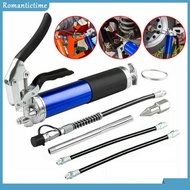 ✼ Romantic ✼  Pistol Grip Grease Gun Set Aluminum Alloy Manual Grip Grease Gun 6000-7000PSI With Flexible Hose 400CC Handheld Mini Grease Guns