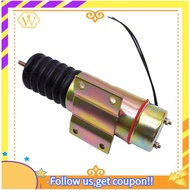 【W】For  Excavator D513A32V12 12V  Shut Off Solenoid for Models GS-4390 GS-5390 S40 S45 S60 S65 S80 G