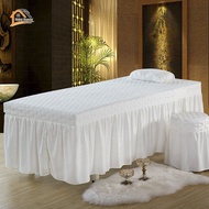 JJT [จัดส่งฟรี]ผ้าคลุมเตียงสวยงามร้านเสริมสวยผ้าปูที่นอนผ้าปูที่นอนเตียงเดี่ยวผ้าระบายขอบเตียง Quilt
