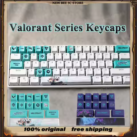 Hot Sales Valorant Keycaps Customized For Jett Raze Reyna Sage Clove Gekko ISO High Content PBT Five