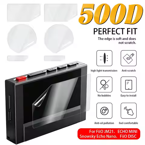 Soft PET Screen Protectors For Snowsky Echo Nano/FiiO DISC/ECHO MINI/FiiO JM21 Player HD Clear Prote