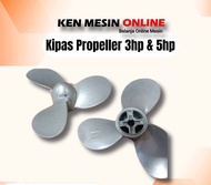 (COD) Kipas Baling Mesin Perahu Tempel 3Hp & 5Hp Matsumoto Nikosilen