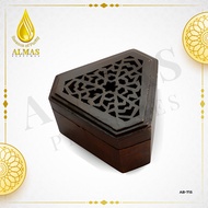 Mabkhara Triangle Burner incense Wooden/Kayu burner Bakhoor AB - 715