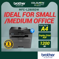 Brother MFC-L2805DW 4-in 1 Fax B&W Laser Printer Duplex Wifi ADF Auto 2-sided similar DCP-L2640dw MF