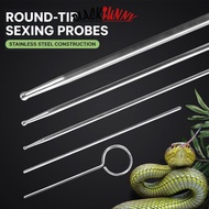 BLACKFUNNY Snake Sexing Probe Stainless Steel Gender Detector for Corn Snake King Snake Hognose Roun