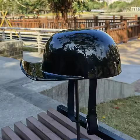 Retro Motorcycle Helmet, Abs Material, No Accessories, Party & Photography Protection Equipment, Duc