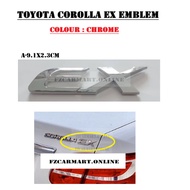 TOYOTA COROLLA EX EMBLEM LOGO-(ABS)