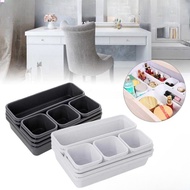 PERALATAN Tray Organizer 8pcs Gray Or White - Drawer Divider Box/cutlery Divider cutlery Tableware Container