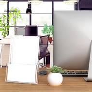 <MYS> Small Brochure Holder Flyer Holder 2pcs Acrylic Brochure Holder with Slanted Back Reinforced B