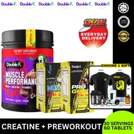 Double F Nutrition Muscle Performance Creatine / Pro Muscle / Pro GH / Double (Pre-workout)
