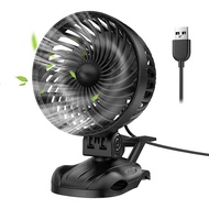 Portable USB Clamping Desktop Fan Safe Cooling Fan USB Powered Battery Free Mini Desktop Fan