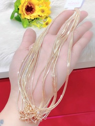 Dây chuyền Nữ Xuping Tơ Vàng Xinh Đẹp Đeo Như Thật Mẫu 4 - Xi Bằng Vàng 18K - Bảo Hành 01 Năm - Khôn